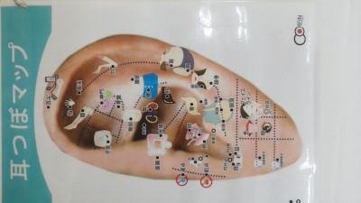 耳ツボマップ